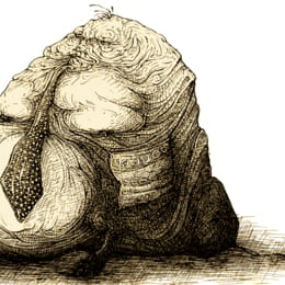 Bestiario ilustrado: Demonio de la rutina o corbatero