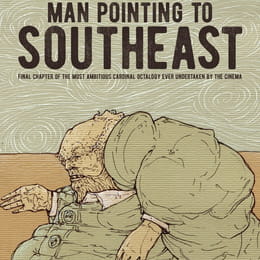 Man Pointing To Southeast movie poster illustration